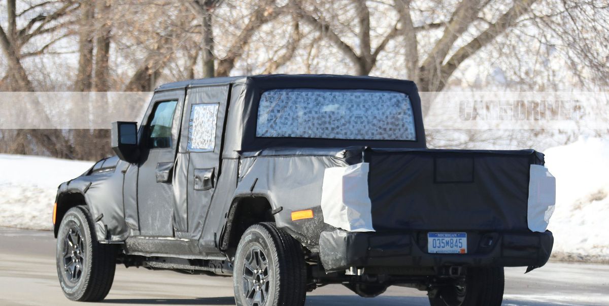 Jeep Wrangler Pickup Tailgate Spied | News | Car and Driver