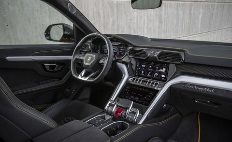 2020 Lamborghini Urus interior