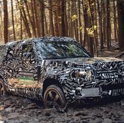 2020 Land Rover Defender official spy photo