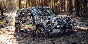 2020 Land Rover Defender official spy photo