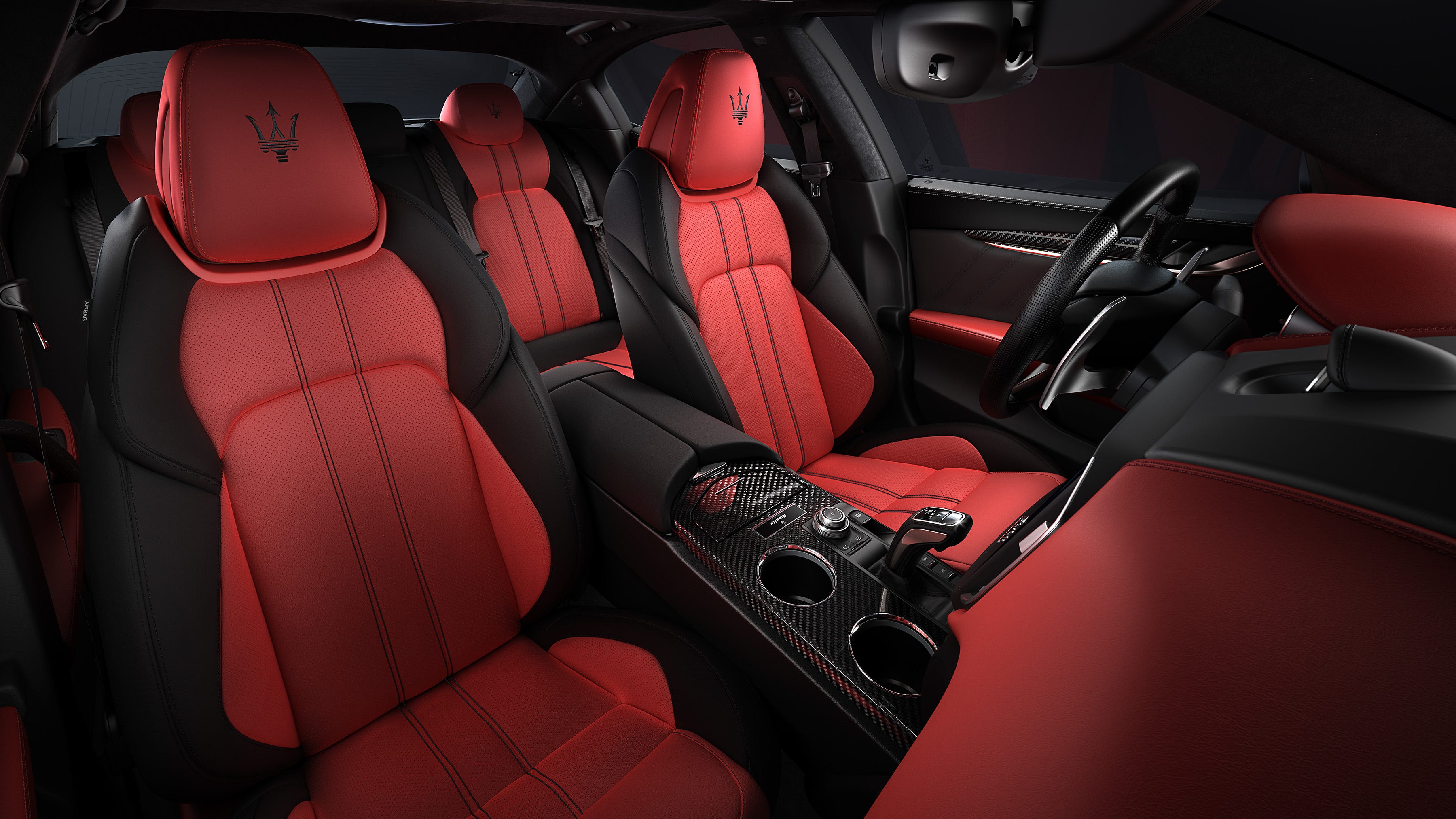 maserati ghibli red interior