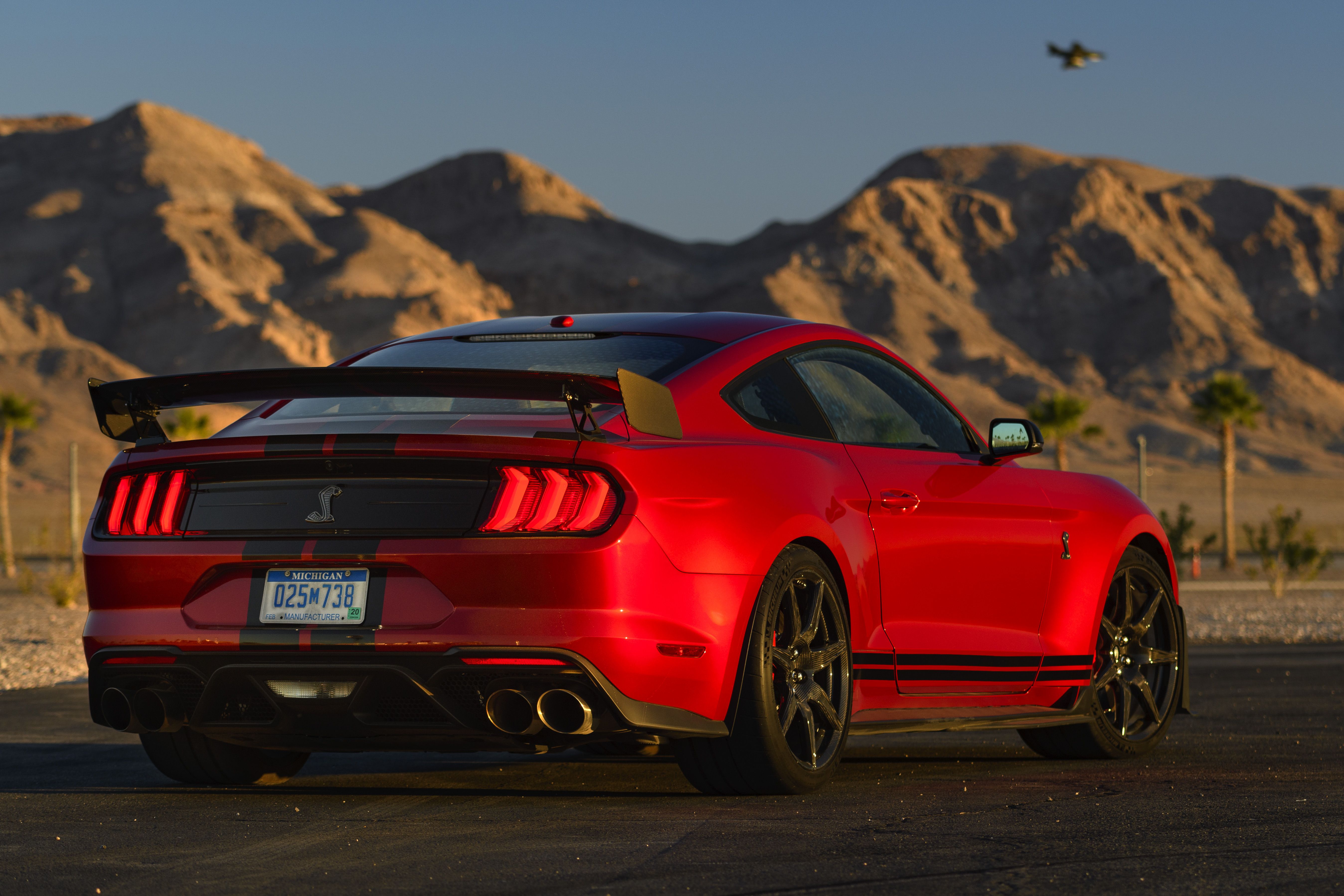 shelby mustang rear view