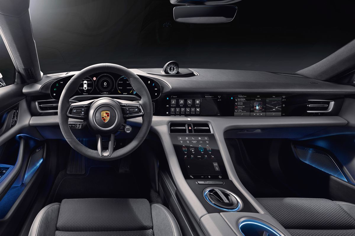 2020 Porsche Taycan Turbo S interior