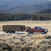 2020 Ram 3500 Heavy Duty dually towing trailer