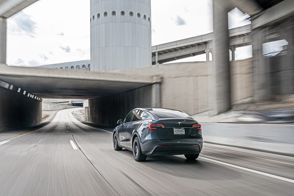 2024 tesla model y long range rear