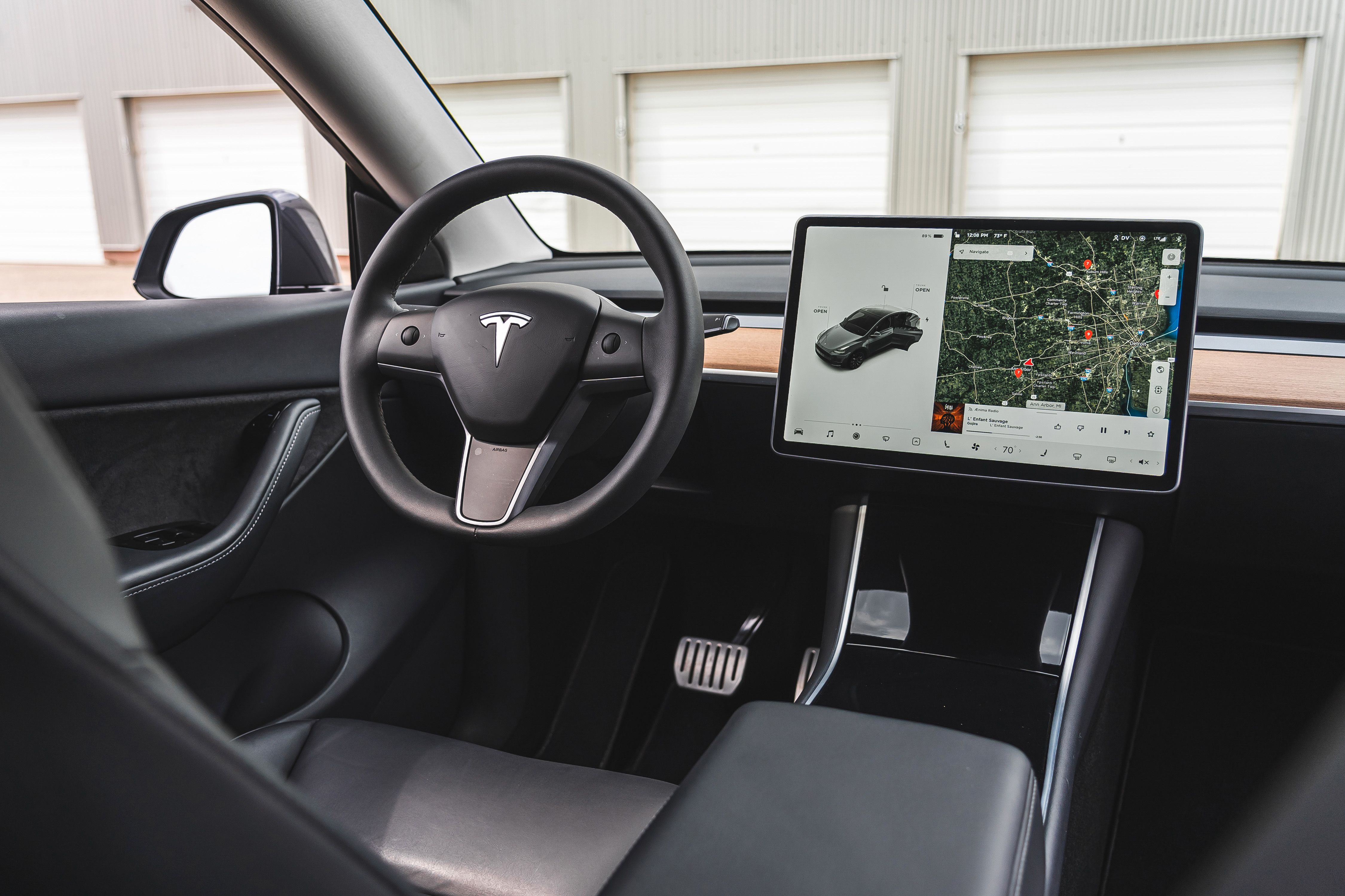 2023 Tesla Model-Y Performance 5 Door SUV Front View Car Photography