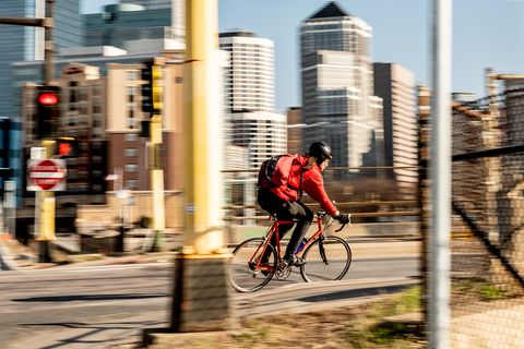 Cycling, Bicycle, Urban area, Vehicle, Recreation, Outdoor recreation, Human settlement, City, Downtown, Transport, 