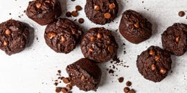 double chocolate muffins