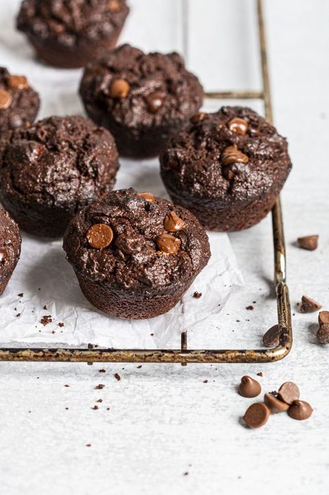 keto double chocolate muffins