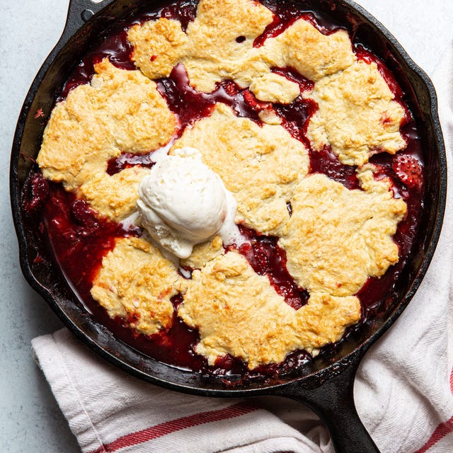 Strawberry Cobbler - Delish.com strawberry cobbler