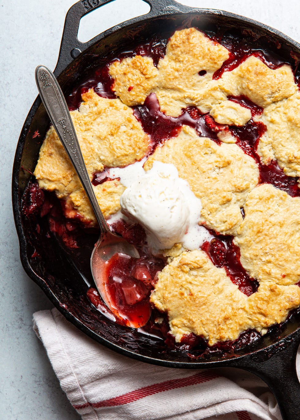 strawberry cobbler