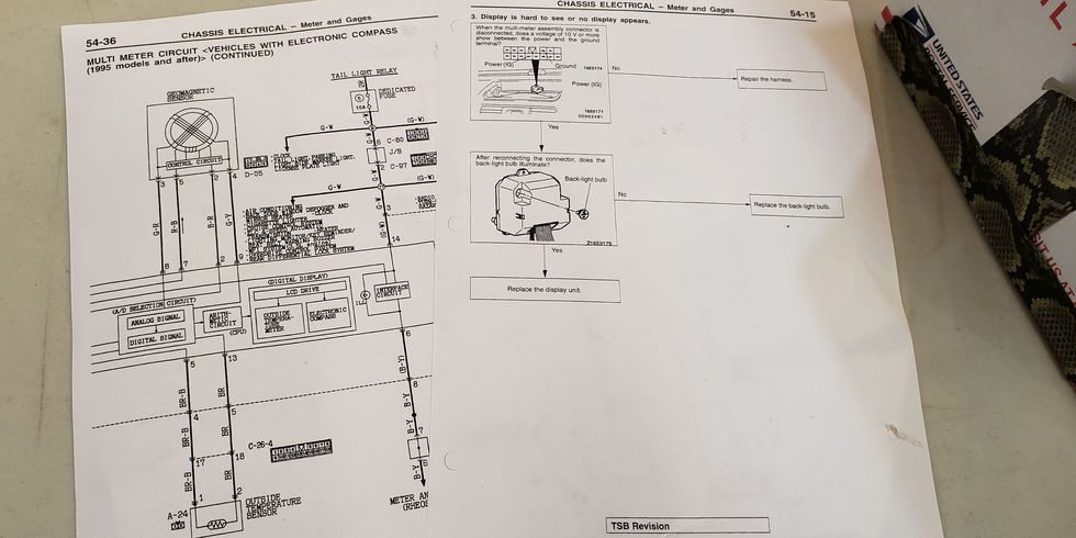1995 mitsubishi montero circuit diagram