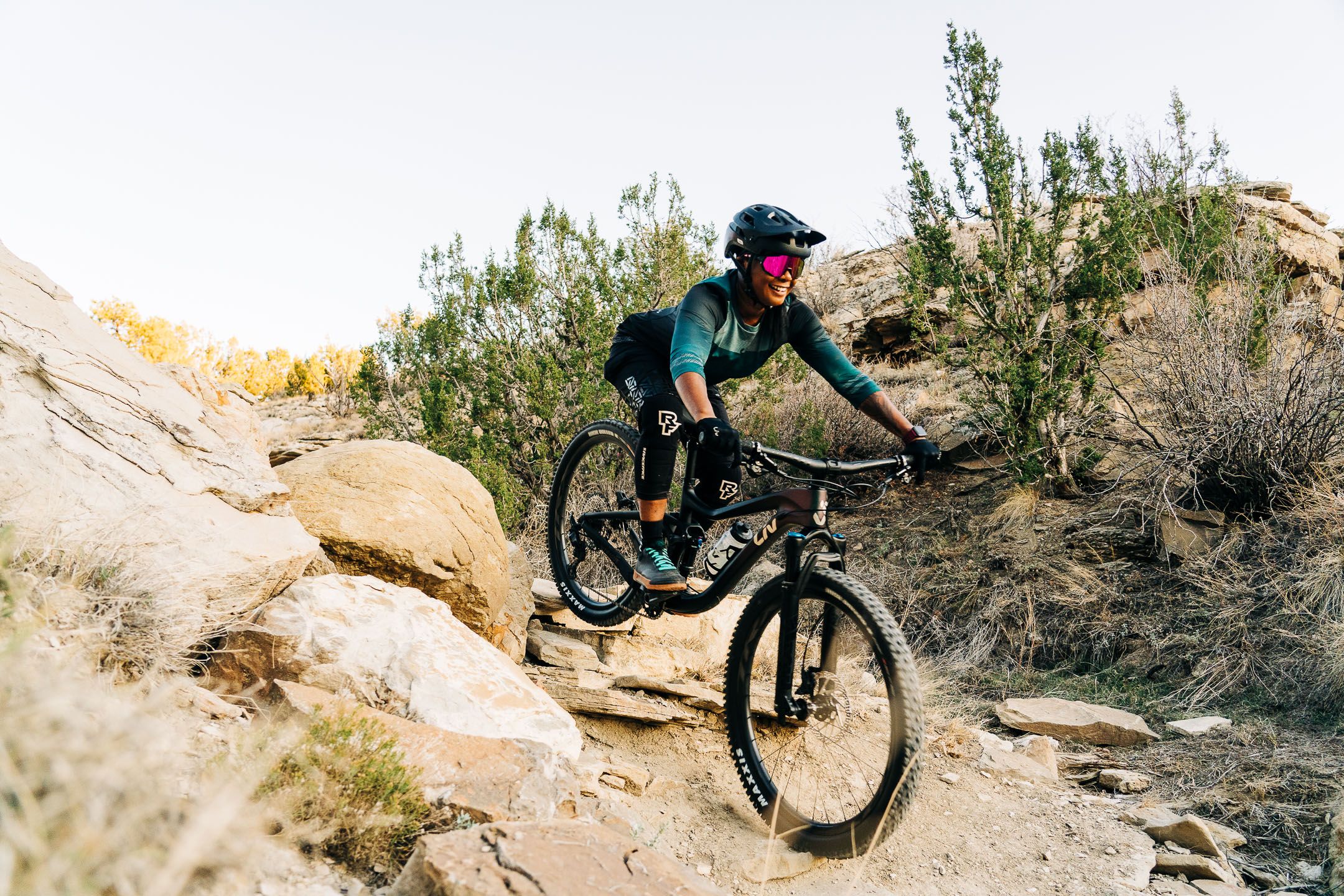 Girl store mountain bikers