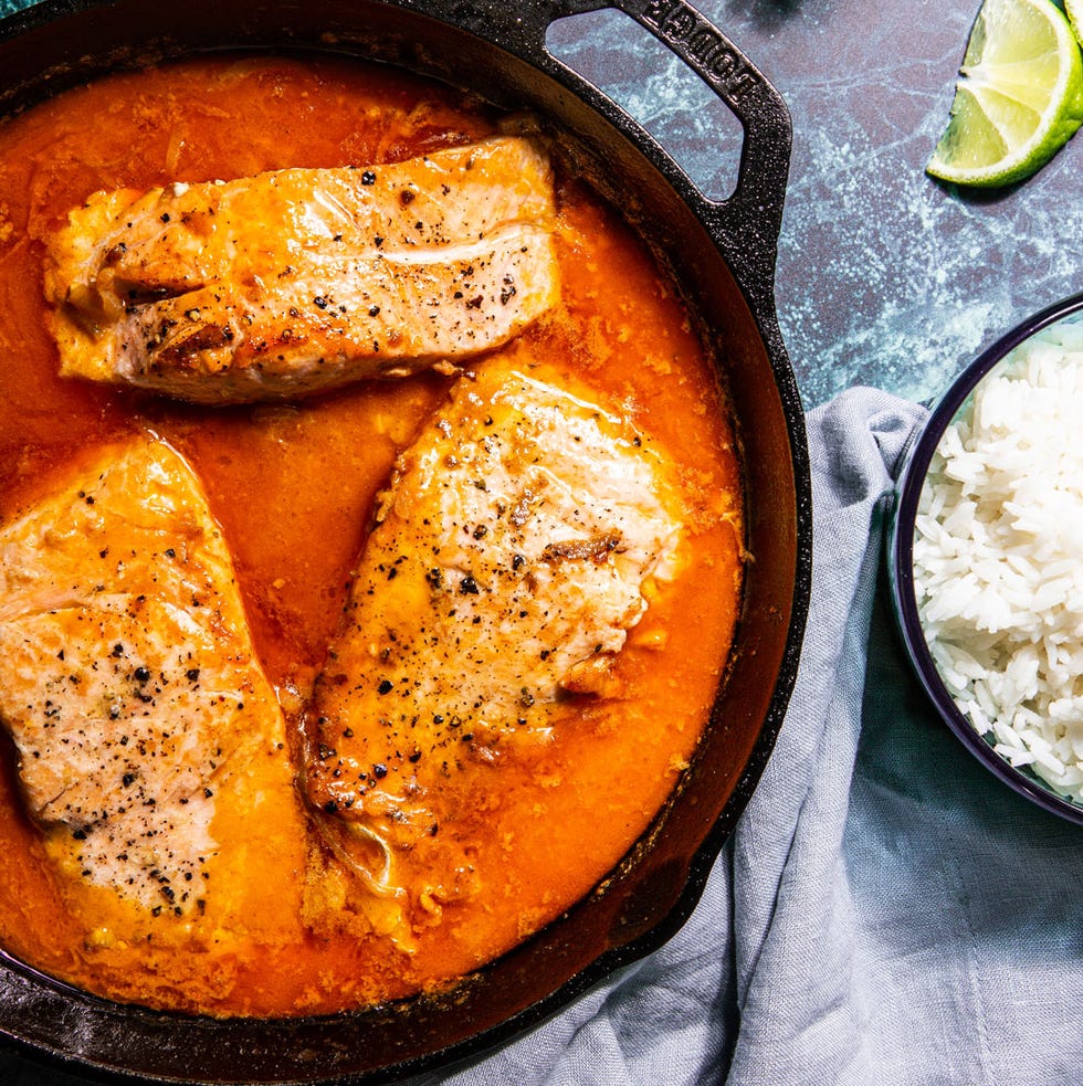 Best Coconut Curry Salmon Recipe - How To Make Coconut Curry Salmon