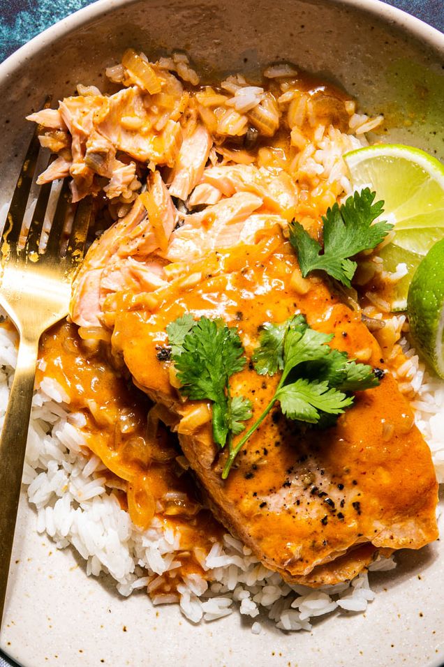 coconut curry salmon