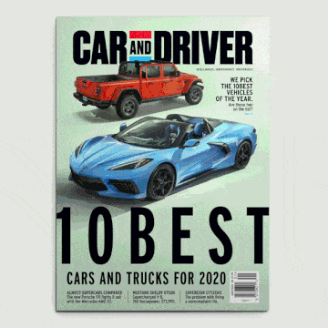 car and driver 2020 covers