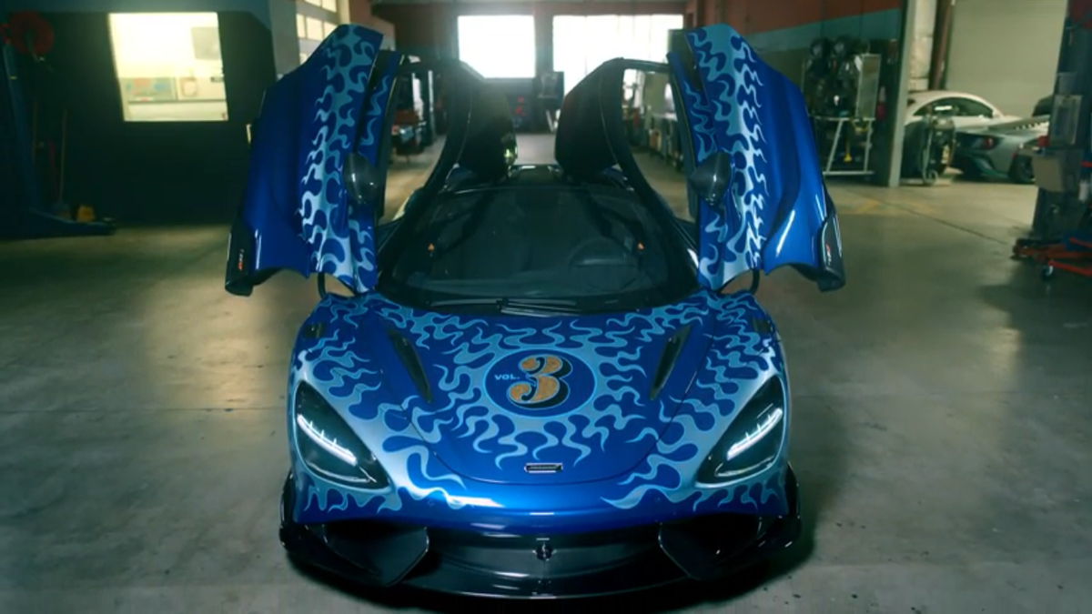 Painting a McLaren