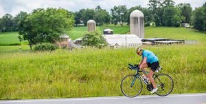 leah goldstein wins overall race across america