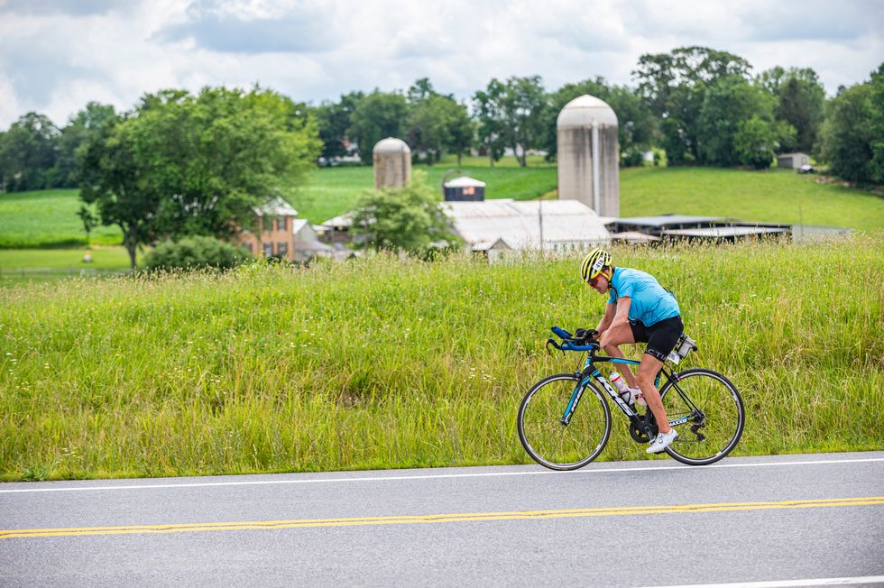 leah goldstein wins overall race across america