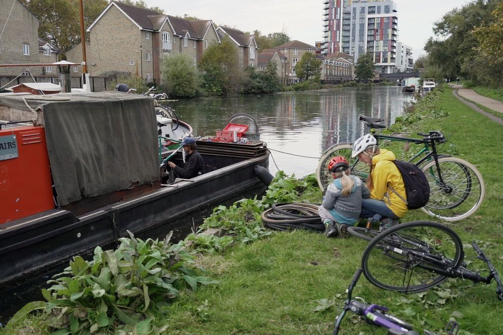 floating bike repairs london bike shop boat
