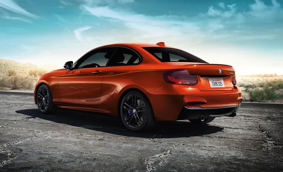 2021 bmw 2 series coupe rear