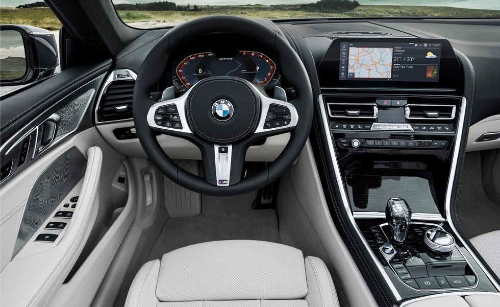 2021 bmw 8 series convertible interior