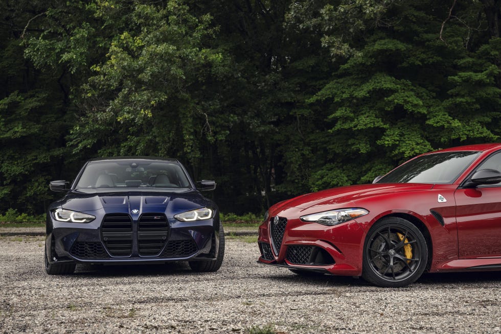 2021 Alfa Romeo Giulia Quadrifoglio vs. BMW M3 Competition Photos