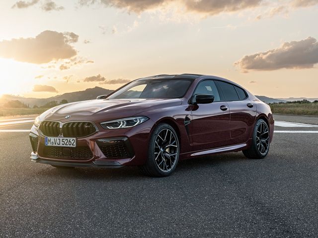 2021 bmw m8 gran coupe front