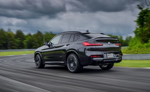 2021 bmw x4 m competition rear