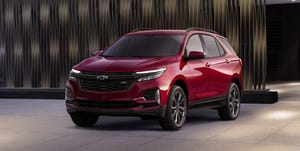 2022 chevrolet equinox red front three quarter