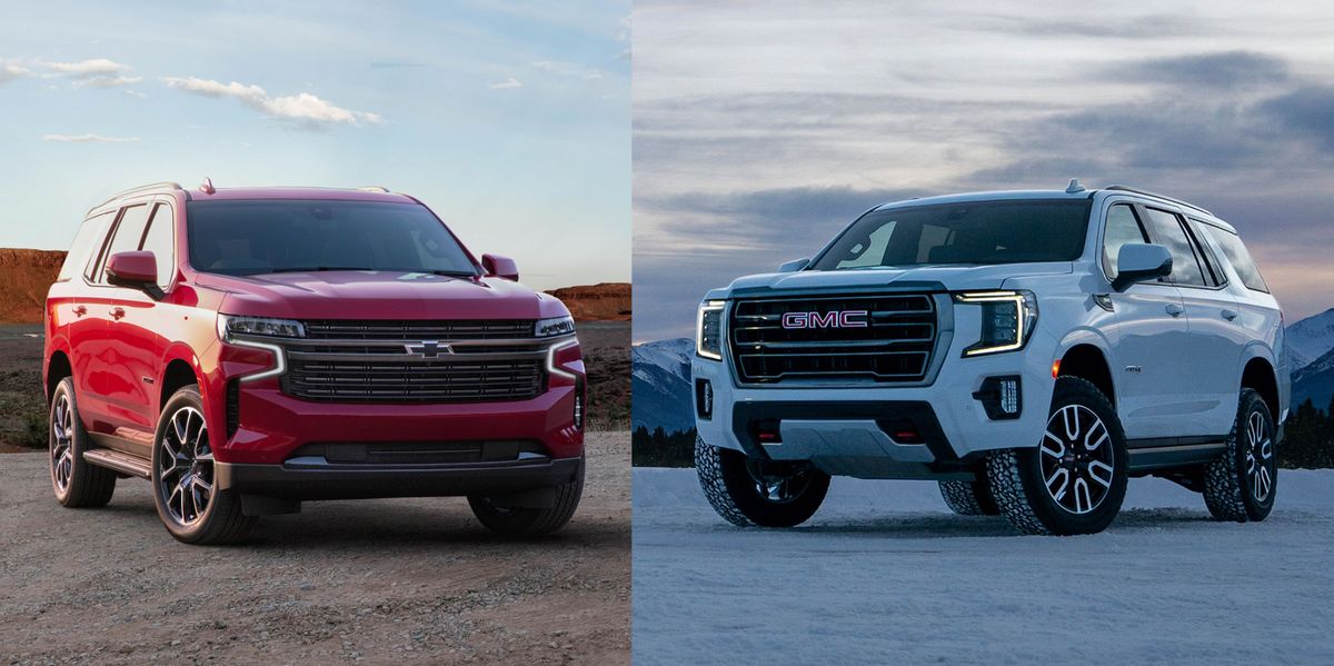 How the 2021 Chevy Tahoe and GMC Yukon Are the Same—and Different