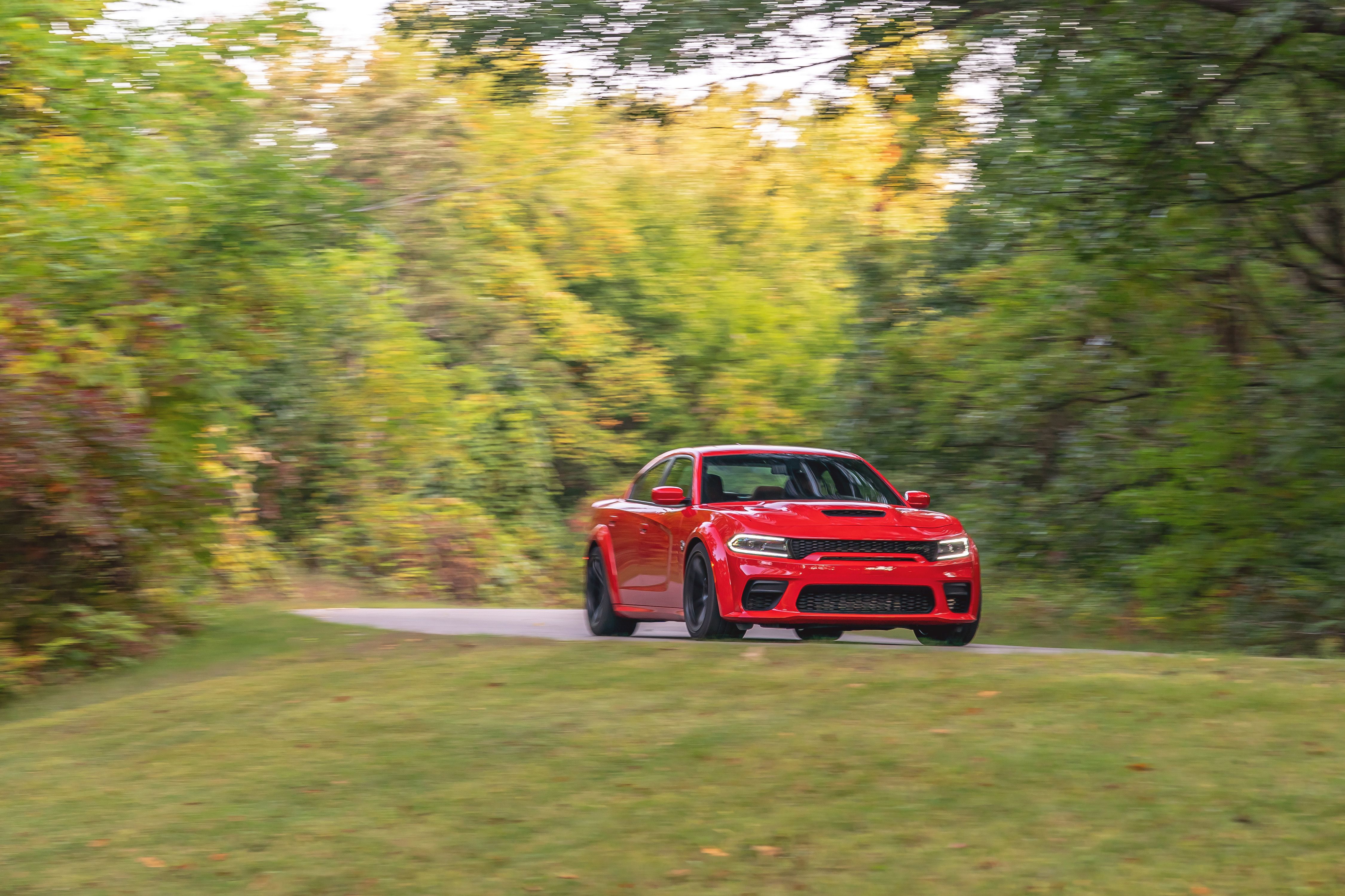 Red dodge on sale charger hellcat