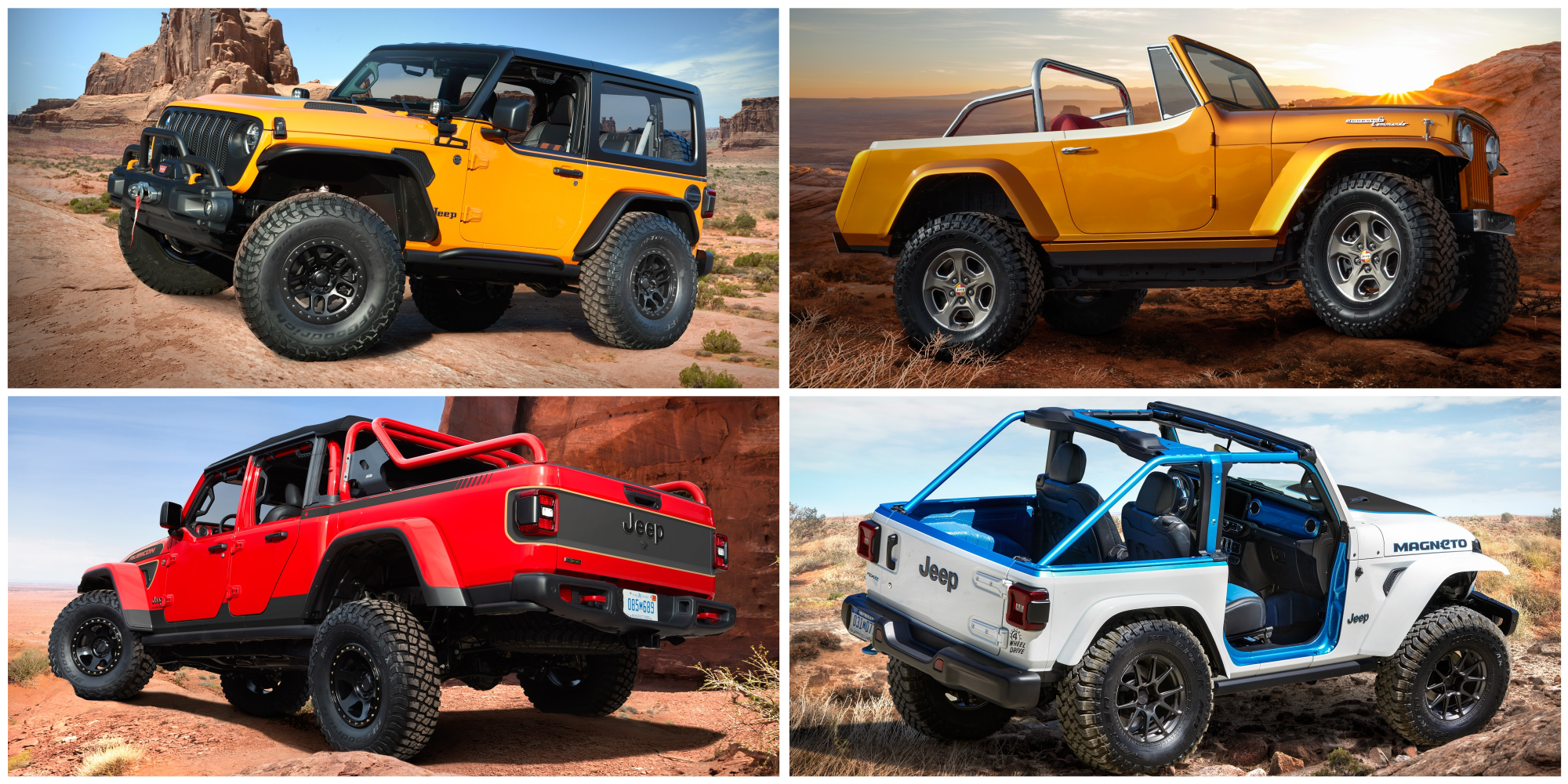 2021 Easter Jeep Safari to Bring 4 New, 3 Older Concepts to Moab