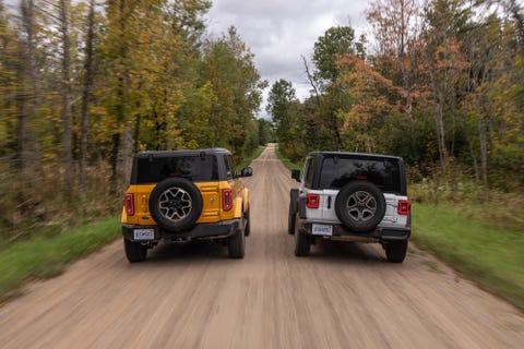 2021 Ford Bronco Outer Banks vs. Jeep Wrangler Unlimited Photos