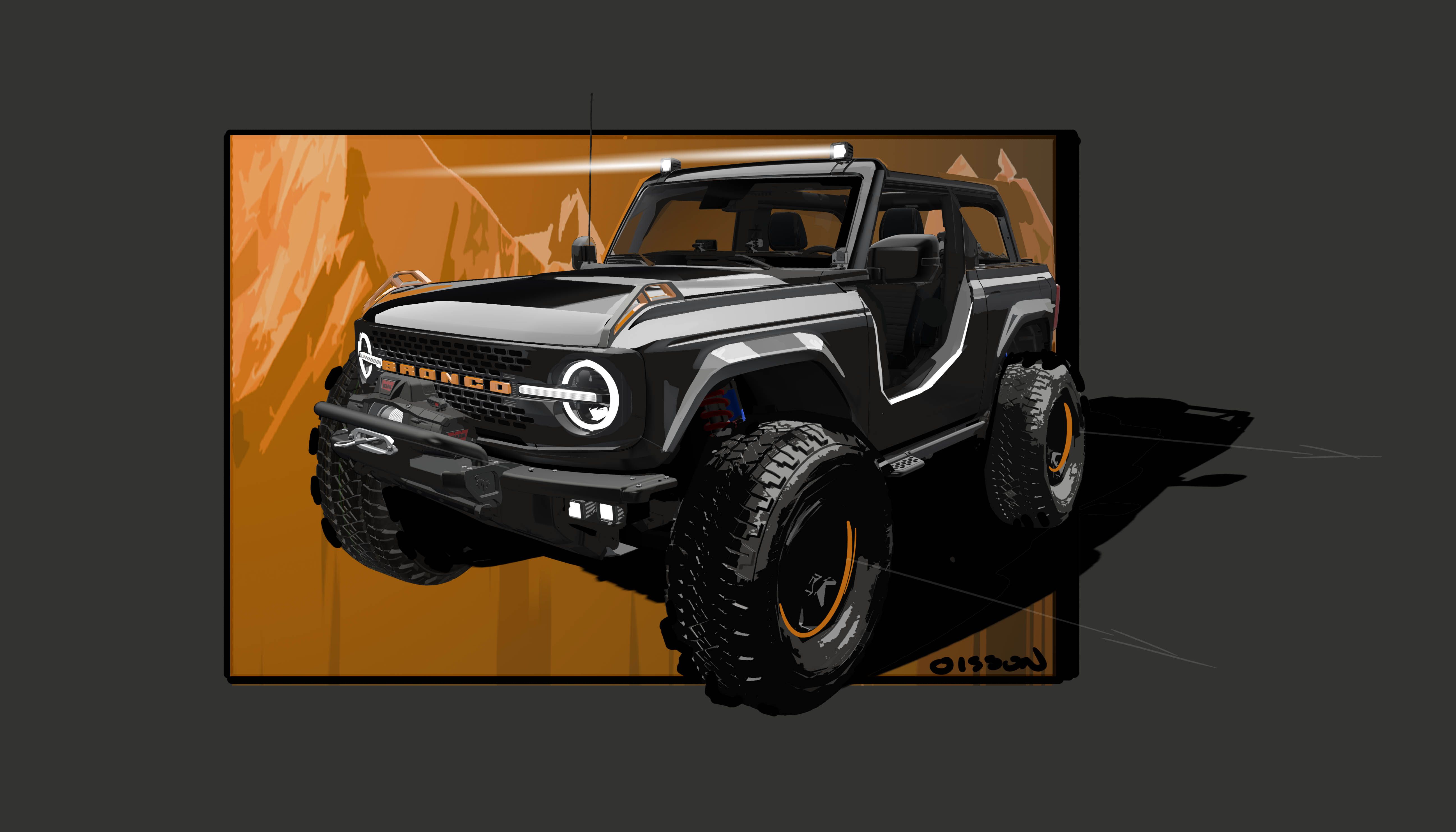 7 New Bronco Design Details Directly Previewed By the Wild Baja Race Truck  Version