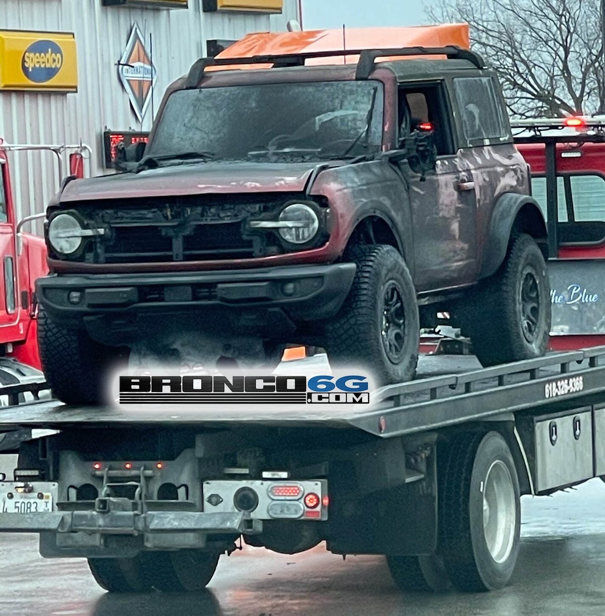 A Pair of Ford Bronco's Are Destroyed By Fire