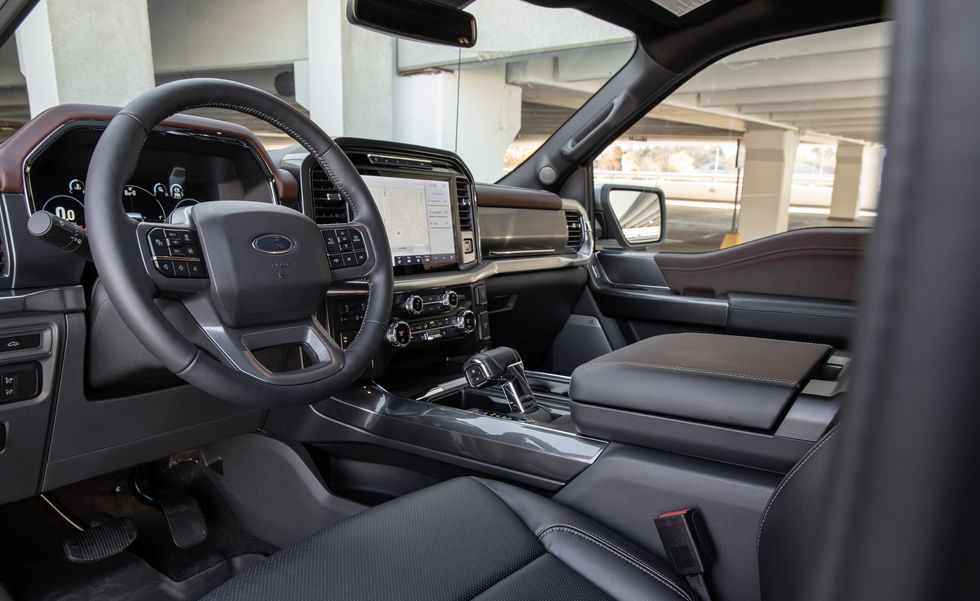 2021 ford f 150 hybrid lariat interior