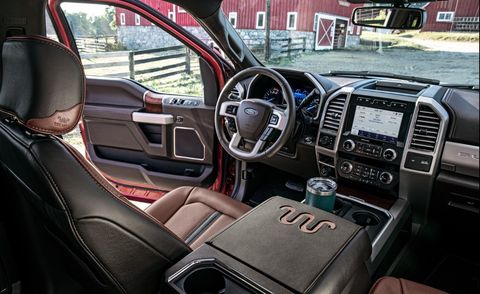 2021 ford super duty interior