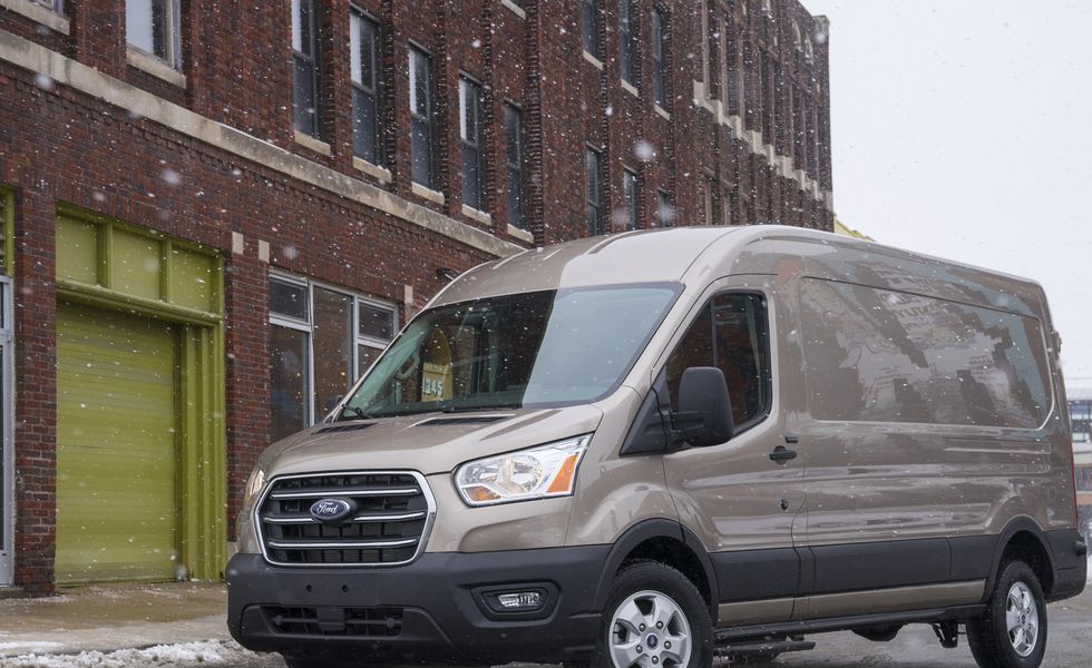 2021 ford transit front