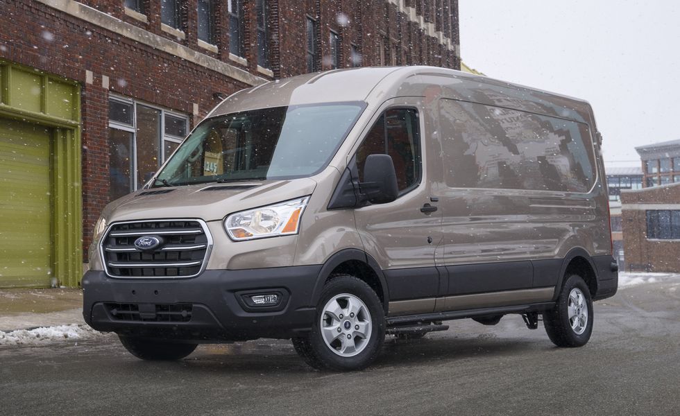 2021 ford transit front