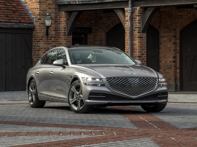 2021 genesis g80 35t front