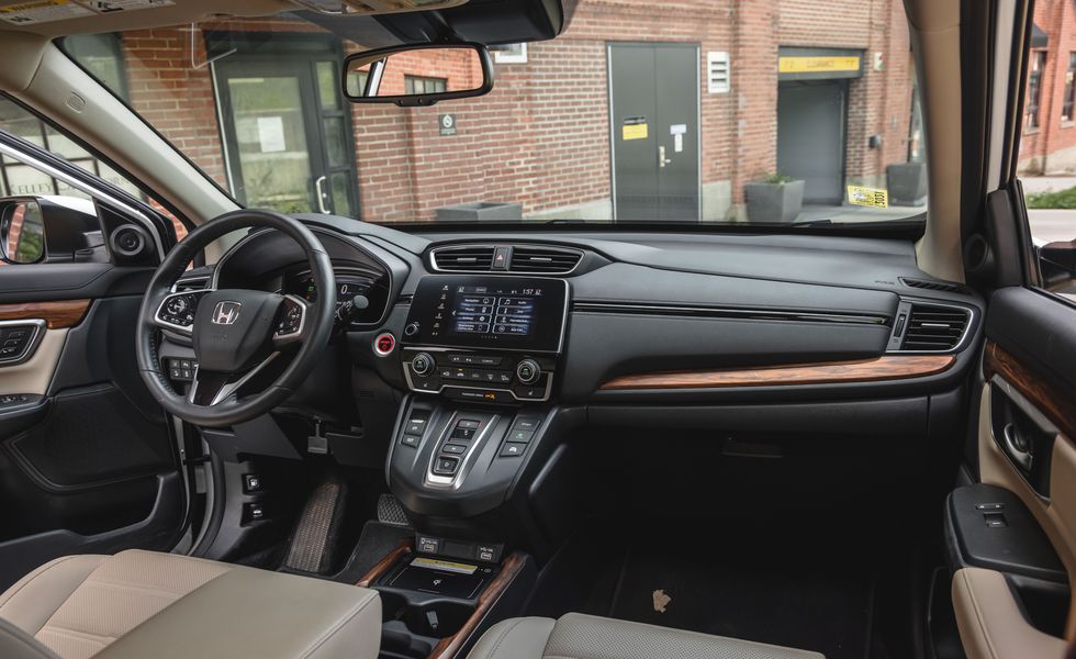 2021 honda crv hybrid touring interior