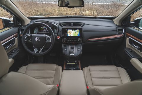 2021 honda cr v hybrid touring interior
