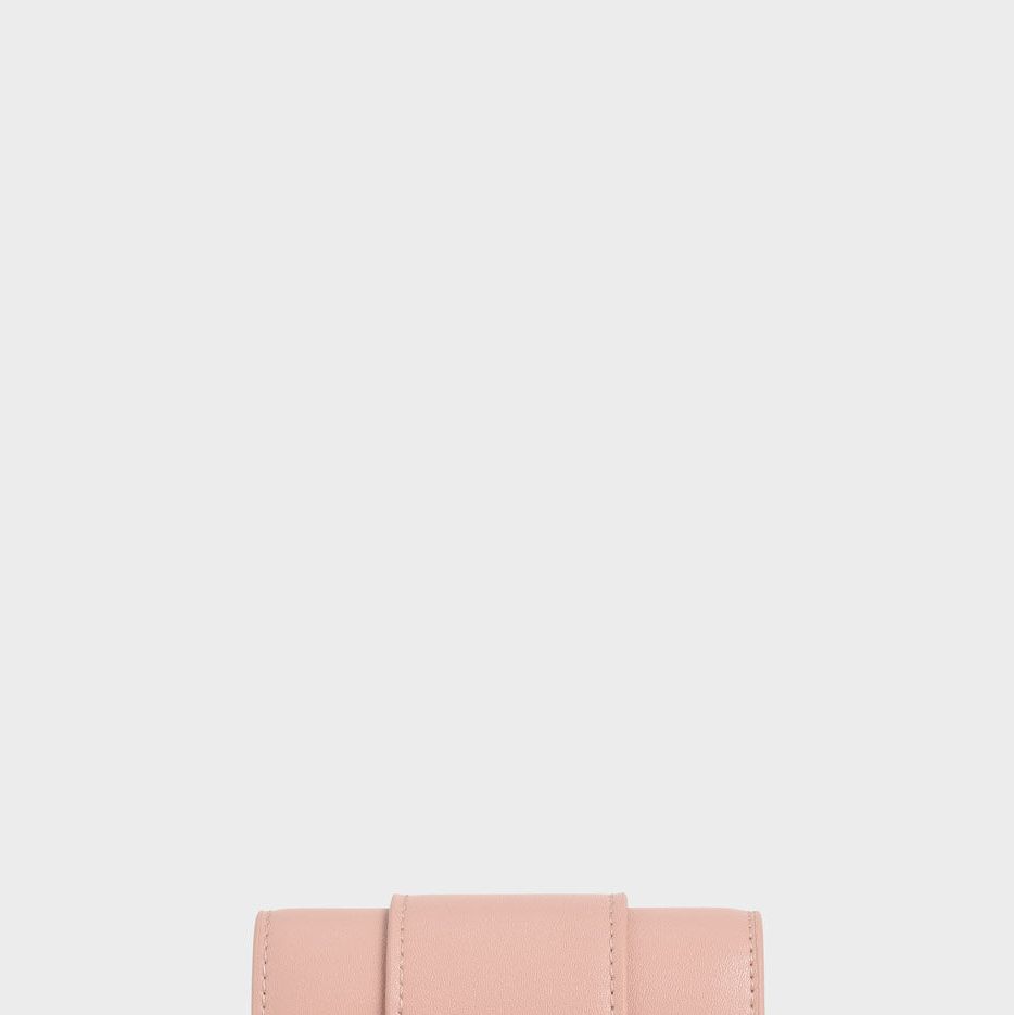 寬皮帶造型短夾 嫩粉色
nt1,490