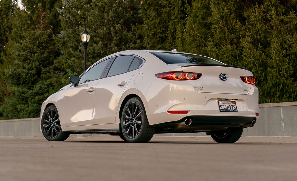 2024 mazda 3 turbo awd sedan rear