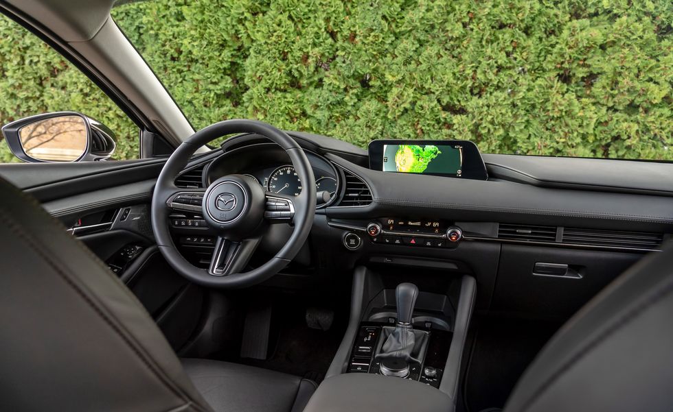 2023 Mazda 3 Sedan Interior Dimensions: Seating, Cargo Space & Trunk Size -  Photos
