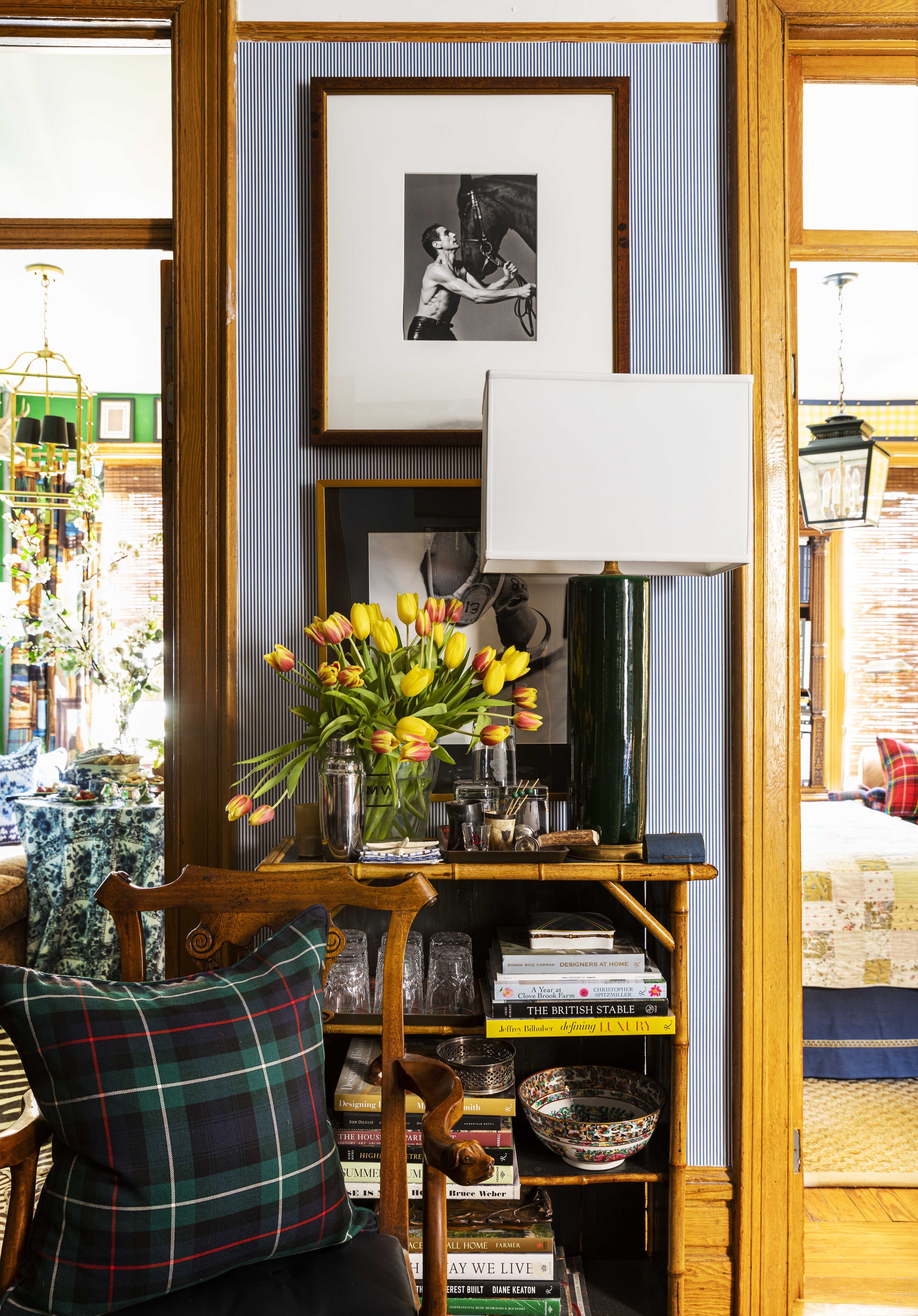 The Inverness Sofa - shown in Blackwatch Tartan – Scot Meacham Wood Home