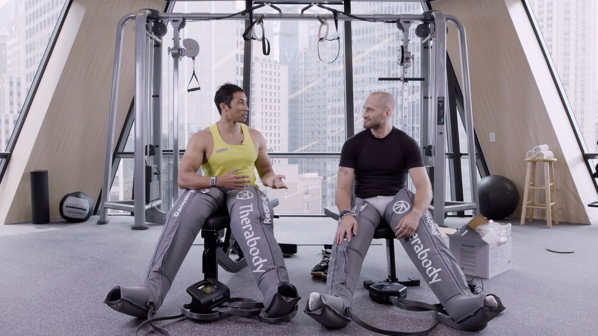 Therabody's RecoveryAir Boots Are the Perfect Way to End Leg Day