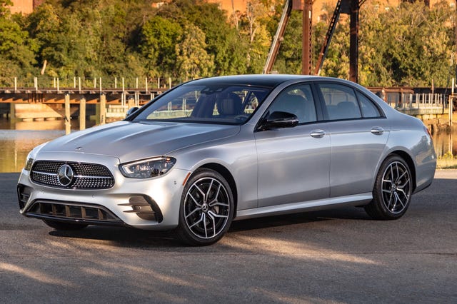 2021 mercedes benz e450 4matic sedan front exterior