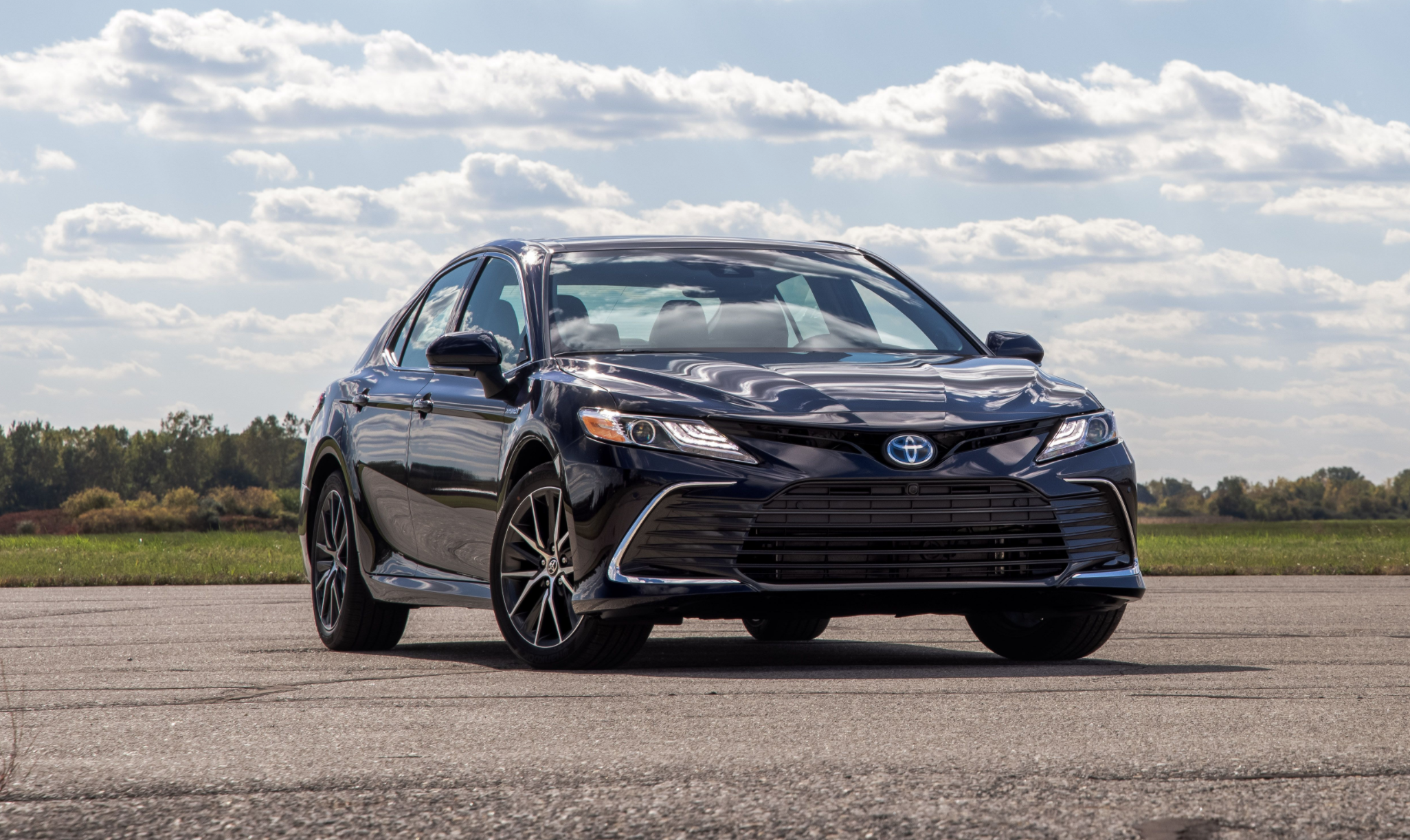 The 2020 Toyota Camry XLE Hybrid Wins the Game No One Wants to Play